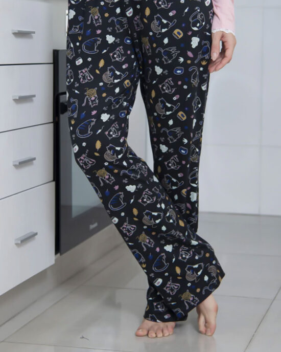 Pijama Cat Invierno Modal Soft